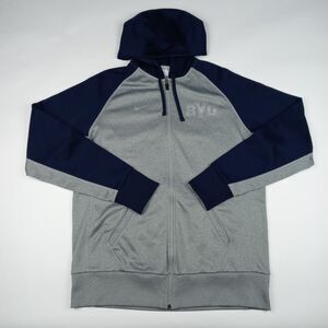 NIKE Therma-Fit BYU Cougars Hoodie Sweatshirt Sweater NCAA Adult Size Large